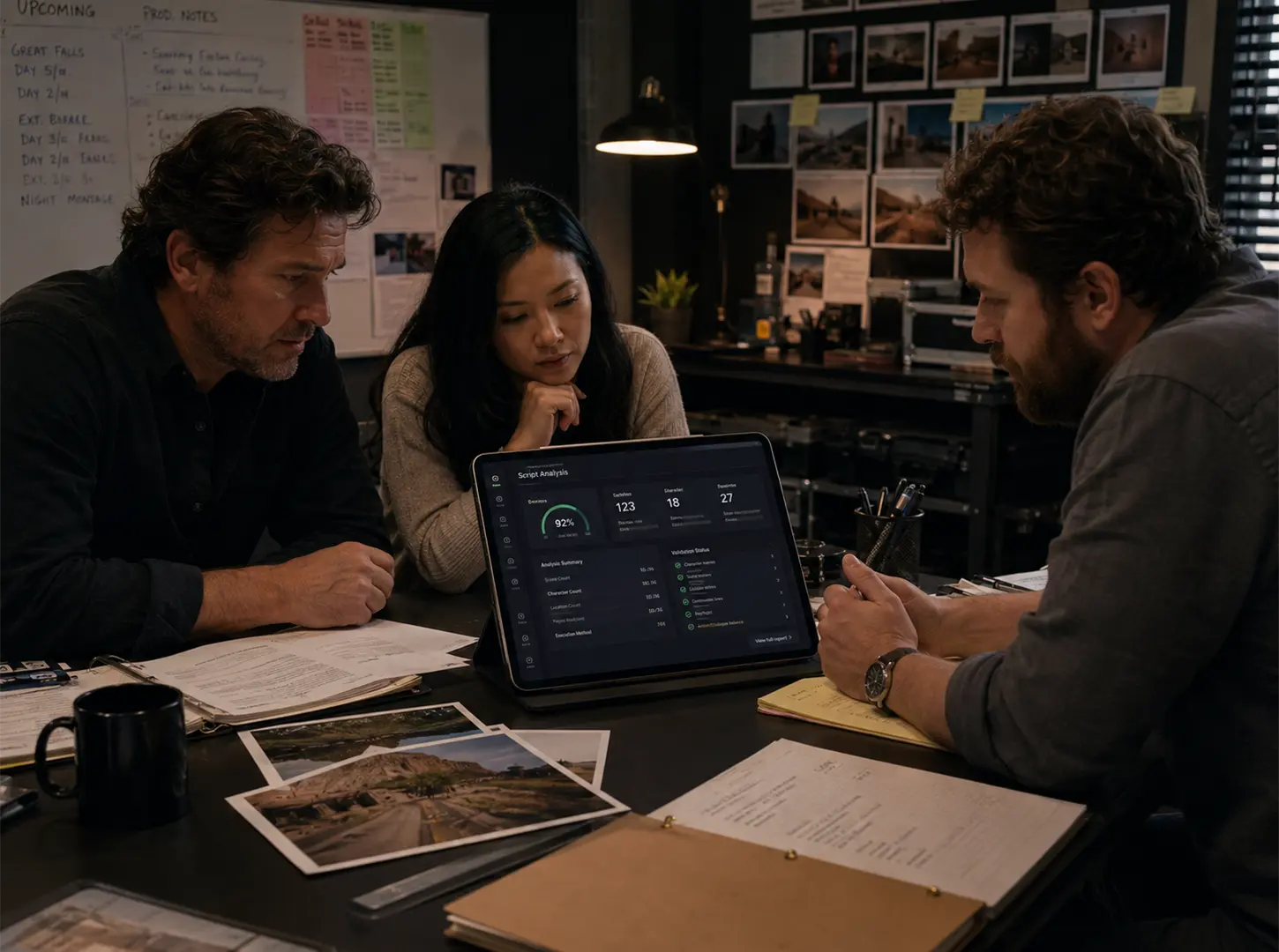 Script analysis pre-production accuracy